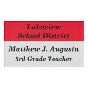 BADGE D'IDENTIFICATION 