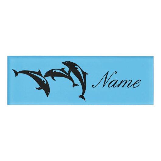 Badge D'identification 3 marsouins à sauter Thunder_Cove (Devant)