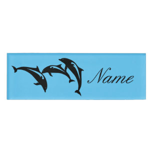 Badge D'identification 3 marsouins à sauts Thunder_Cove