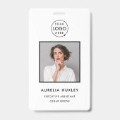 Badge d'identification 7,5x13 cm | Badges de carte (Avant)