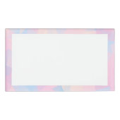 Badge D'identification Abstrait Pastel Colours Arrière - plan basse polyu (Devant)