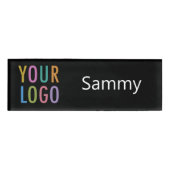 Badge D'identification Acrylique Nom professionnel Balise Entreprise Logo (Devant)