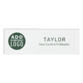 Badge D'identification Ajouter le logo de l'entreprise Code de l'employé  (Devant)