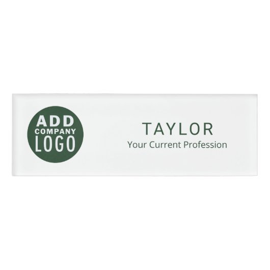 Badge D'identification Ajouter le logo de l'entreprise Code de l'employé  (Devant)