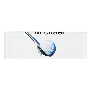 Badge D'identification Ajouter le nom texto club de golf club sports