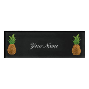 Badge D'identification Ananas jumeaux Thunder_Cove