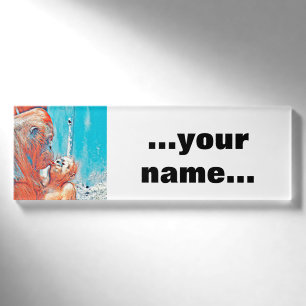 Badge D'identification AnimalMix_OrangUtan_010