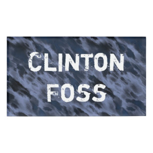 Badge D'identification Arrière - plan : Quake Clouds blue mix + vos idées