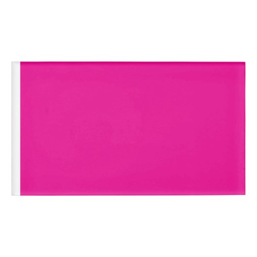 Badge D'identification Arrière - plan rose avec des idées de conception d (Devant)