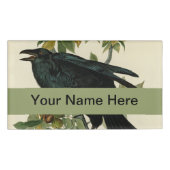 Badge D'identification Audubon Raven Oiseau classique (Devant)