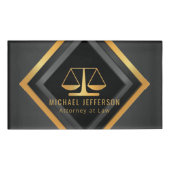 Badge D'identification Avocat - la géométrie (Devant)