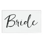 Badge D'identification Bachelorette Mariée Calligraphie (Devant)