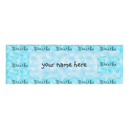 Badge D'identification Balise Breathe-name (Devant)