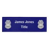 Badge D'identification Balise de nom acrylique de l'agent de police (Devant)