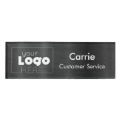 Badge D'identification Balise de nom du personnel - Logo personnalisé Bro (Devant)