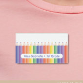 Badge D'identification Balise de nom magnétique de l'enseignant scolaire