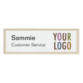 Badge D'identification Balise de nom magnétique imprimé sur mesure avec l (Devant)