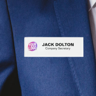 Badge D'identification Balise de nom métallique personnalisable pour le p