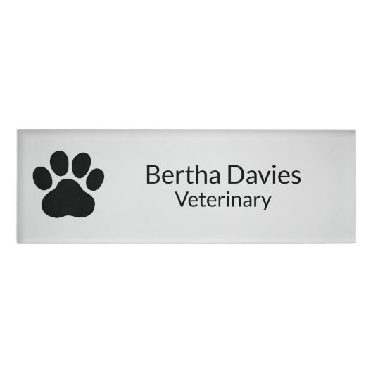 Badge D'identification Balise de nom personnalisée Badge, Balise de nom, (Devant)