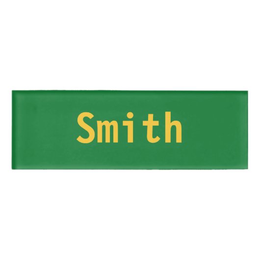 Badge D'identification Balise de nom Smith (Devant)
