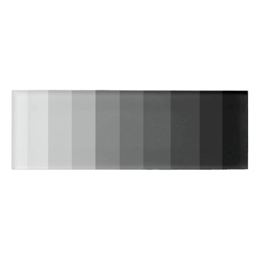 Badge D'identification Balise des nuances de gris (Devant)