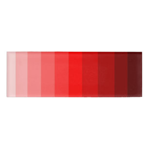 Badge D'identification Balise des nuances de nom rouge