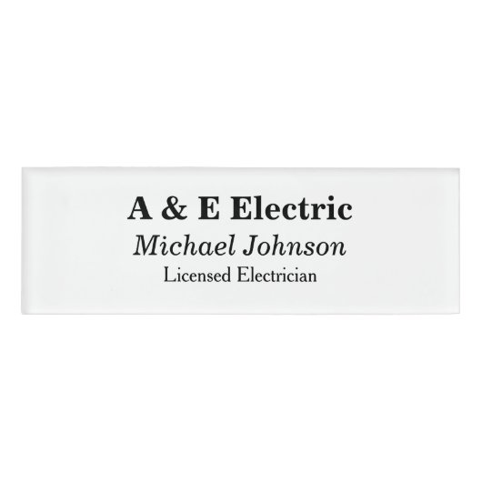 Badge D'identification Balise d'identification professionnelle HAMbWG (Devant)