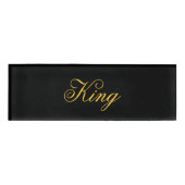 Badge D'identification Balise King Name (Devant)