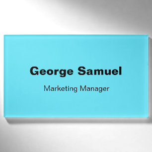 Badge D'identification Balise Nom de l'employé d'entreprise simple