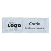Badge D'identification Balise Nom de l'employé du logo personnalisé Parti (Devant)