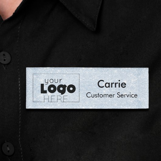 Badge D'identification Balise Nom de l'employé du logo personnalisé Parti
