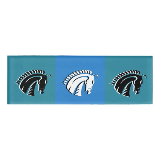 Badge D'identification Balise Nom de trois chevaux (Devant)