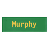 Badge D'identification Balise Nom Murphy (Devant)