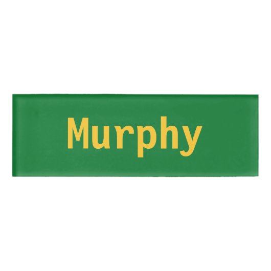 Badge D'identification Balise Nom Murphy (Devant)