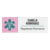 Badge D'identification Balise RX Pharmacy Service Médicale avec logo (Devant)