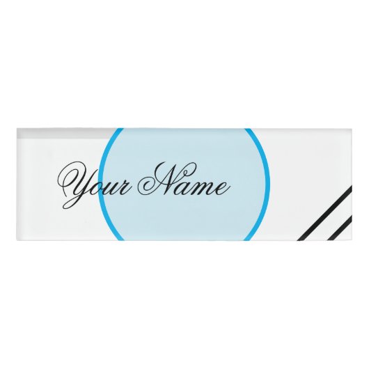 Badge D'identification Balises de nom commercial Balise de nom des lignes (Devant)