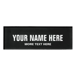 Badge D'identification Balises de nom magnétique personnalisées pour l'év