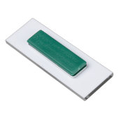 Badge D'identification Bande noire avec points d'argent + vos idées (Dos)