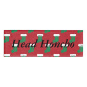 Badge D'identification Bas scintillants de Noël (Devant)