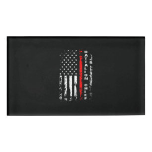 Badge D'identification Bataillon des pompiers Bataillon en chef Cadeau en