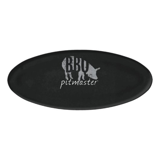 Badge D'identification BBQ| BBQ Pitmaster Pig Grill Grill Fars Day (Devant)