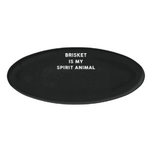 Badge D'identification BBQ Brisket Est Mon Esprit Animal BBQ Cadeaux