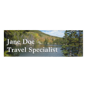 Badge D'identification Bear Lake au parc national Rocky Mountain