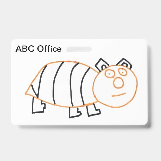 Badge d'identification BeeBear (Avant)