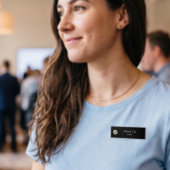 Badge D'identification Bijoutier chic de magasin de bijoux
