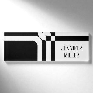 Badge D'identification Black and white fantasy