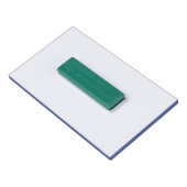 Badge D'identification Bleu d'outremer Or Moderne Simple Professionnel (Dos)