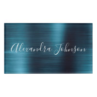 Bleu Moderne Professionnel Foil métallique