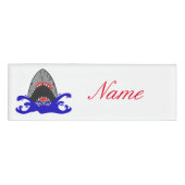 Badge D'identification Bloody Shark Jaws Thunder_Cove (Devant)
