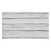 Badge D'identification Bois Patiné blanc (Devant)